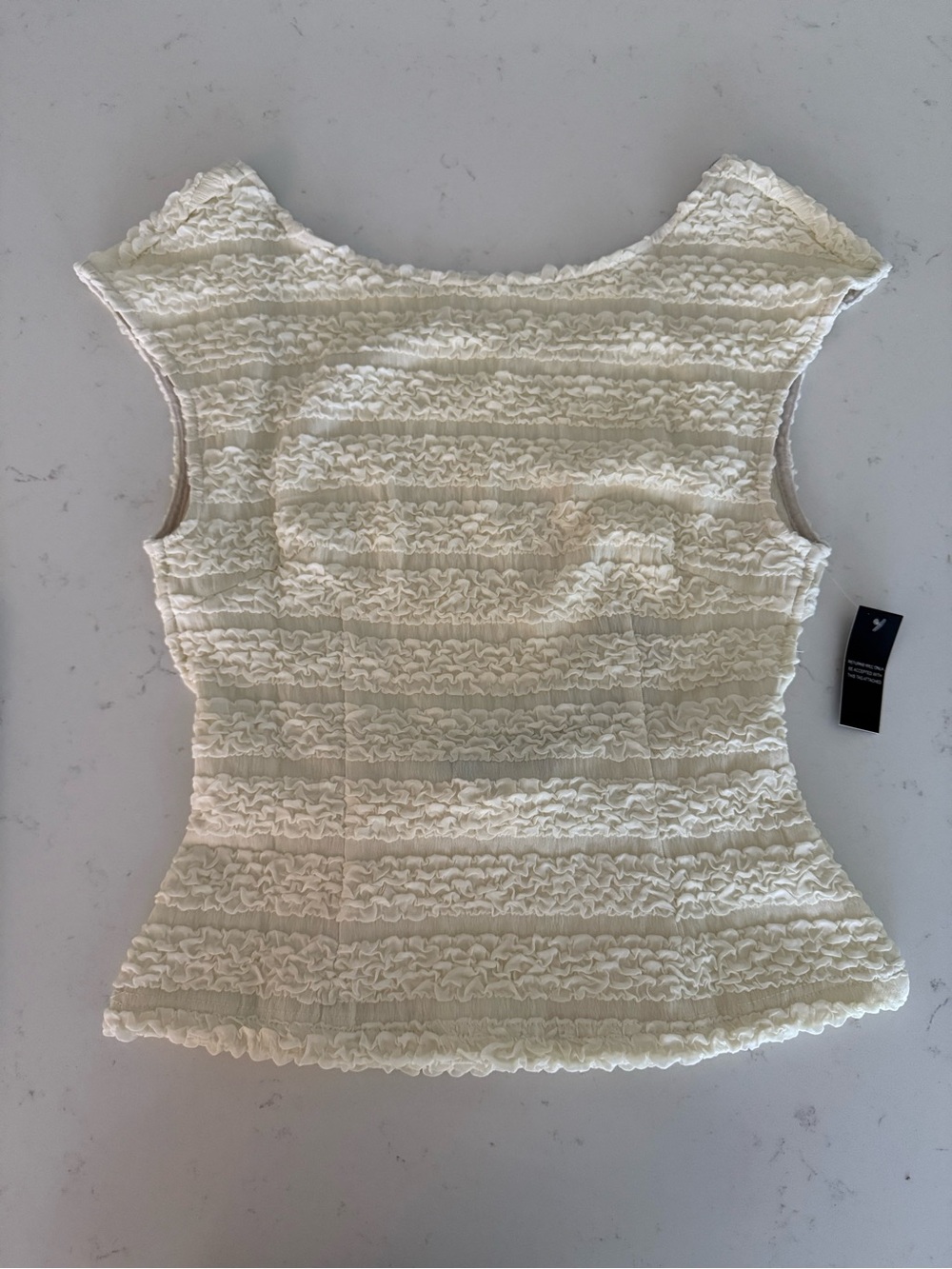 Lioness Cream Uno Tie Top